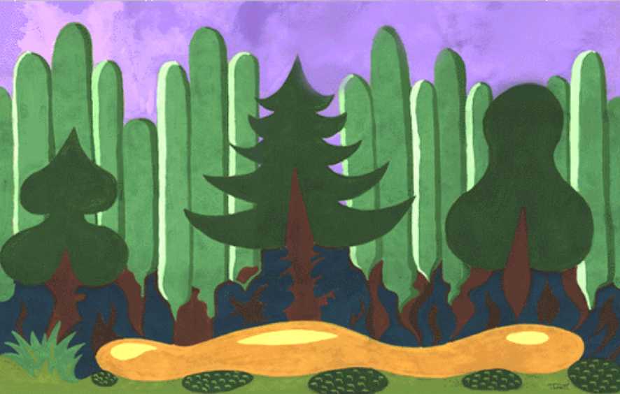 Waldst&uuml;ck-Hintergrundbild
