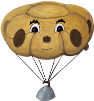 Ballon mit Gesicht, Clipart, gif gratis, kostenloser download