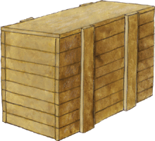 Holzkiste Clipart kostenlos