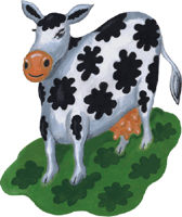 Kuh 1, book, kostenloses freigestelltes Clipart