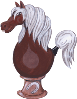 Pferd-Figur 2, Springer, gratis Clipart, freigestelltes Gif Bild, Freisteller
