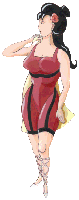 Strandnixe 1, gratis Clipart, freigestelltes Gif Bild, Freisteller