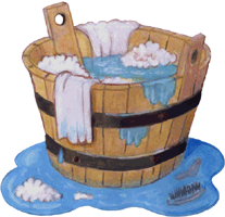 Waschzuber 2, gratis Clipart, freigestelltes Gif Bild, Freisteller