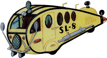 Stromlinienwagen 8, Clipart, Gif Bild kostenlos