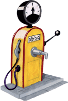 Zapfsäule, Tanksäule gratis Clipart