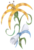 Blumengruß 3 - kostenloses Clipart