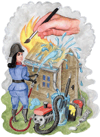 Löschaktion freigestelltes Clipart
