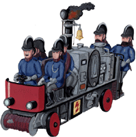 Feuerwehrauto 4, Feuerwehrfahrzeug, kostenloses Gif Clipart zum freien Download