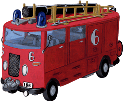 Feuerwehrauto 6, kostenloses Gif Clipart zum freien Download