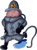 Feuerwehrmann, kostenloses Gif Clipart zum freien Download