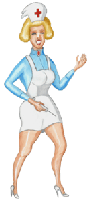 Krankenschwester, Gif Clipart, kostenloses Bild