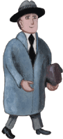Mann mit Aktentasche 1, Fußgänger, gratis GIF Clipart, kostenloses Bild, free image