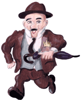 Laufender Mann 4, Clipart kostenloses Gif Bild