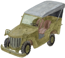 Willies Jeep, GIF Clipart gratis