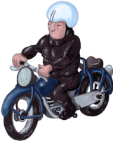 Motorradfahrer 11