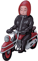 Motorradfahrer 12