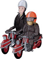 Motorradfahrer 13