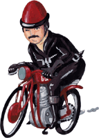 Motorradfahrer 16, Gif