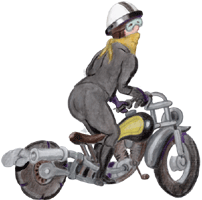 Motorradfahrer 5