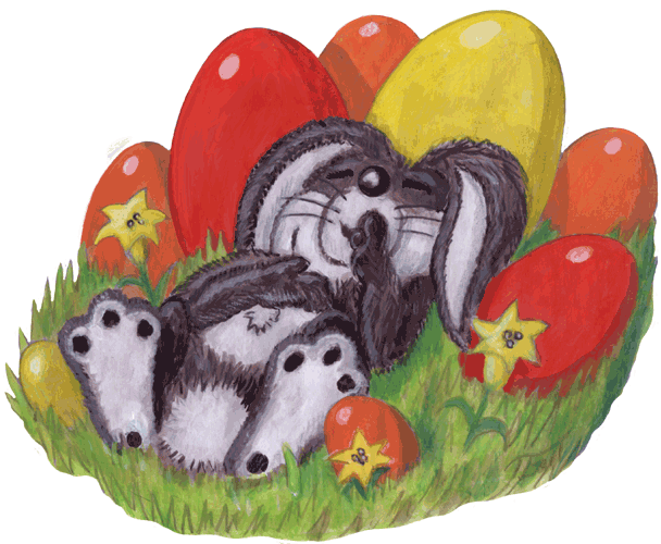 Ostern - Gif Cliparts, Seite für Mobilgeräte, Osterhasen, Osternest ...