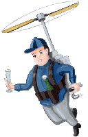 Fliegender Mann