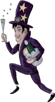 Prosit Neujahr Clipart, Gif kostenlos