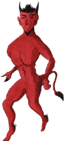 Teufel 12, Clipart, kostenloses Gif-Bild