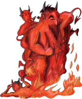 Teufel 21, Figur, Clipart Gif gratis, freigestellte Grafik 