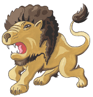 Löwe 1, kostenloses Bild, Gif Clipart