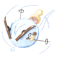 Skifahrer