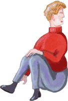 Zuschauer 10, Clipart Gif freigestellt, gratis